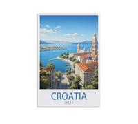 Jigsaw Puzzle 1000 Piece，Croatia Coast Split Puzzles 1000 pieces puzzles for adult children classic family puzzle indoor 70x50cm