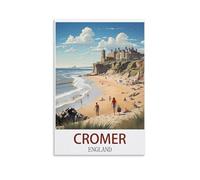 Jigsaw Puzzle 1000 Piece，Cromer Englands Puzzle 1000 Pieces Wood Puzzle Adult Children'S Educational Toy Family Decompression Game 52x38cm