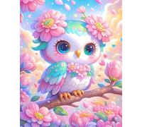 Jigsaw Puzzle 1000 piece,Cute Flowers Owl Puzzles for Adults,Educational Game Challenge Toy 1000 Pieces DIY puzzles Family Decoration puzzle