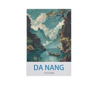 Jigsaw Puzzle 1000 Piece，Da Nang Vietnam，Adult Puzzle DIY Kit Paper Puzzle Modern Home Decor Unique Gift（50x70cm）-GC28