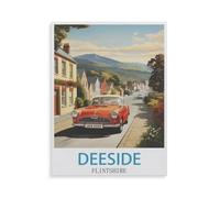 Jigsaw Puzzle 1000 Piece，Deeside Flintshire，Adult Puzzle DIY Kit Wooden Puzzle Modern Home Decor Unique Gift（75x50cm）-GX7