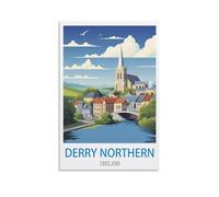 Jigsaw Puzzle 1000 Piece，Derry Northern Ireland Puzzles 1000 pieces puzzles for adult children classic family puzzle indoor 38x26cm