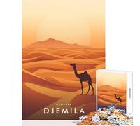 Jigsaw Puzzle 1000 Piece Djemila Algeria Desert Adult Jigsaw Puzzles Hand Speed Race Help The Brain Exercise Beautiful Design Game (38x26cm)