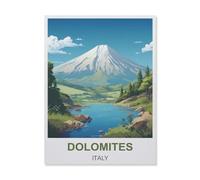 Jigsaw Puzzle 1000 Piece，Dolomites Italy，Classic Puzzle DIY Kit Paper Toy Unique Gift Home Decor（38x26cm）-C100