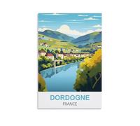 Jigsaw Puzzle 1000 Piece，Dordogne France Classic Puzzle Kids Puzzle Challenging And Difficult Puzzles for Adults And Teens 38x26cm