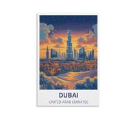 Jigsaw Puzzle 1000 Piece Dubai United Arab Emirates Of paper Puzzles Suitable For Adults Children Families Stress Relief Puzzle Games 26x38cm