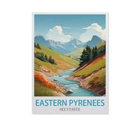Jigsaw Puzzle 1000 Piece,Eastern Pyrenees Occitanie,Classic Puzzle DIY Kit Paper Toy Unique Gift Home Decor(50x70cm)-GO16