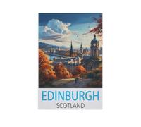 Jigsaw Puzzle 1000 Piece,Edinburgh Scotland,Classic Puzzle Adult Puzzle DIY Kit Paper Toy Unique Gift Modern Home Decor(38x26cm)-FP98