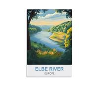 Jigsaw Puzzle 1000 Piece，Elbe River Europe Posters Puzzles 1000 pieces puzzles for adult children classic family puzzle indoor 70x50cm