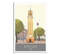 Jigsaw Puzzle 1000 Piece，Epsom Surrey Classic puzzle 3D puzzle diy kit paper toys unique gift residential culture 38x26cm