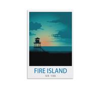 Jigsaw Puzzle 1000 Piece，Fire Island New Yorks Puzzles 1000 pieces puzzles for adult children classic family puzzle indoor 38x26cm