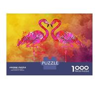 Jigsaw Puzzle 1000 Piece Flamingos 2 Puzzles for Adults Relax Games Stress Reliever Deal As Gifts for The Whole Family 70x50cm/1000pcs