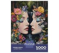 Jigsaw Puzzle 1000 Piece Floral Fantasy Nature's Artistry Puzzles for Adults Brain Teaser Game But Fun And Humorous Deal As Gifts for The Whole Family 38x26cm/1000pcs