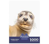 Jigsaw Puzzle 1000 Piece for Adults A Seal Taking A Selfie Jigsaw Puzzle Fun Games A Work of Art Deal As Gifts for The Whole Family 52x38cm/1000pcs