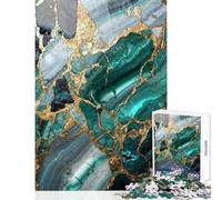 Jigsaw Puzzle 1000 Piece for Adults Abstract Marble Kintsugi Educational Game Wall Art Toy Wall Decor Artists' Collection, Fine Arts (38x52cm)