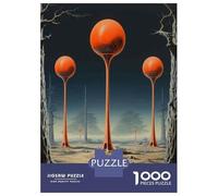 Jigsaw Puzzle 1000 Piece for Adults Alien Landscape with Orange Trees Puzzles for Adults Toy Wall Decor But Fun And Humorous Unique Birthday And Gifts 52x38cm/1000pcs