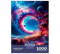 Jigsaw Puzzle 1000 Piece for Adults Ancient Portal Adult Jigsaw Hands-on Game Staycation Kill Time Stress Reduction Gifts 38x26cm/1000pcs