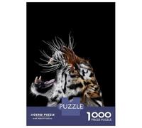 Jigsaw Puzzle 1000 Piece for Adults Angry Wild Tiger Poster Jigsaw Puzzle Fun Games A Work of Art Deal As Gifts for The Whole Family 70x50cm/1000pcs