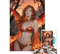 Jigsaw Puzzle 1000 Piece for Adults Anime Girl Challenging To Complete Pattern Assembly Home Decoration Toys for And from 14 Years And over (38X52CM)