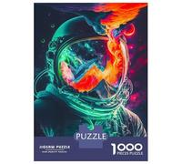 Jigsaw Puzzle 1000 Piece for Adults Astronaut in Space Puzzles for Adults Family Game Birthday Present Deal As Gifts for The Whole Family 70x50cm/1000pcs