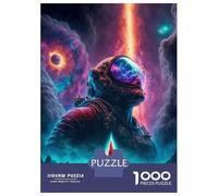 Jigsaw Puzzle 1000 Piece for Adults Astronaut Mystical Worlds Jigsaws for Adults Family Game Wall Decoration Deal As Gifts for The Whole Family 38x26cm/1000pcs