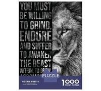 Jigsaw Puzzle 1000 Piece for Adults Awaken The Beast Within Jigsaw Puzzle Fun Games A Work of Art Deal As Gifts for The Whole Family 70x50cm/1000pcs