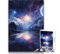Jigsaw Puzzle 1000 Piece for Adults Beautiful Night Sky Educational Game Hand Speed Race Gift For Birthdays Size 50x75cm