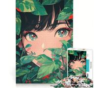 Jigsaw Puzzle 1000 Piece for Adults behind The Leaves, Practical Game, Difficult And Challenge, Suitable for Desktop Decoration 38x26cm