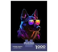 Jigsaw Puzzle 1000 Piece for Adults Belgian Malinois Puzzles for Adults Family Game Birthday Present Deal As Gifts for The Whole Family 38x26cm/1000pcs