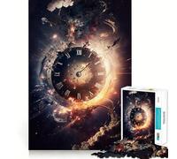 Jigsaw Puzzle 1000 Piece for Adults Big Bang of Time Ideal Cut Decor Mental Focus Game Chill Game Play Xmas Scene Art (38x26cm)