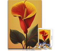 Jigsaw Puzzle 1000 Piece for Adults Big Beautiful Flower Educational Game Hand Speed Race Gift For Birthdays Size 38x52cm