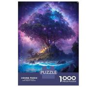Jigsaw Puzzle 1000 Piece for Adults Big Tree on The Island Puzzles for Adults Family Game Birthday Present Deal As Gifts for The Whole Family 70x50cm/1000pcs