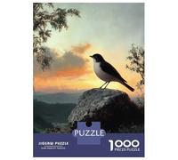 Jigsaw Puzzle 1000 Piece for Adults Bird on A Rock at Sunset Adult Jigsaw Puzzle Toy Wall Decor Wall Decoration Unique Birthday And Gifts 52x38cm/1000pcs