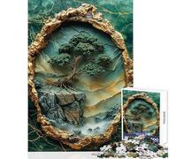 Jigsaw Puzzle 1000 Piece for Adults Bonsai Tree Wall Art Impossible Game Learning Educational DIY Toys Artists' Collection, Fine Arts (50X75cm)