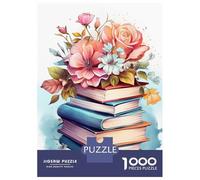 Jigsaw Puzzle 1000 Piece for Adults Books Watercolor Jigsaw Toy Wall Decor Analysis And Logic Deal As Gifts for The Whole Family 38x26cm/1000pcs