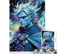 Jigsaw Puzzle 1000 Piece for Adults Boreas︰ Frost Prince of The Northern Winds Impossible Game Learning Educational DIY Toys Artists' Collection, Fine Arts (52X38cm)