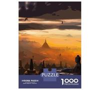 Jigsaw Puzzle 1000 Piece for Adults Borobudur Temple Puzzle for Adults Hands-on Game Improve Memory Stress Reduction Gifts 70x50cm/1000pcs