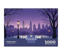 Jigsaw Puzzle 1000 Piece for Adults Central Park New York at Night Jigsaw Toy Wall Decor Analysis And Logic Deal As Gifts for The Whole Family 70x50cm/1000pcs