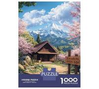 Jigsaw Puzzle 1000 Piece for Adults Cherry Blossom Retreat-1 Jigsaw Puzzle Fun Games A Work of Art Deal As Gifts for The Whole Family 70x50cm/1000pcs