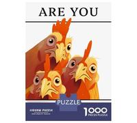 Jigsaw Puzzle 1000 Piece for Adults Chicken Bathroom Invasion Jigsaw Toy Wall Decor Analysis And Logic Deal As Gifts for The Whole Family 52x38cm/1000pcs