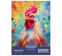 Jigsaw Puzzle 1000 Piece for Adults Chicken Color Puzzles for Adults Family Game Birthday Present Deal As Gifts for The Whole Family 38x26cm/1000pcs