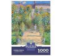 Jigsaw Puzzle 1000 Piece for Adults Claude Monet Famous Art Jigsaw Puzzle Fun Games A Work of Art Deal As Gifts for The Whole Family 70x50cm/1000pcs