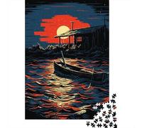 Jigsaw Puzzle 1000 Piece for Adults Coastal Sunset Serenity Jigsaws for Adults Family Game Wall Decoration Deal As Gifts for The Whole Family 38x26cm/1000pcs