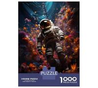 Jigsaw Puzzle 1000 Piece for Adults Cosmic Floral Odyssey Jigsaw Toy Wall Decor Analysis And Logic Deal As Gifts for The Whole Family 52x38cm/1000pcs