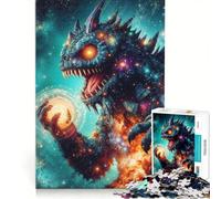 Jigsaw Puzzle 1000 Piece for Adults Cosmic Kaiju Monster, Hands-on Game, Improve Memory, Artists Collection, Fine Art 50x75cm