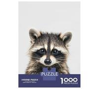 Jigsaw Puzzle 1000 Piece for Adults Cute Baby Raccoon Jigsaw Toy Wall Decor Analysis And Logic Deal As Gifts for The Whole Family 70x50cm/1000pcs