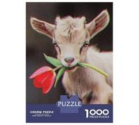 Jigsaw Puzzle 1000 Piece for Adults Cute Goat Adult Jigsaw Puzzle Toy Wall Decor Wall Decoration Unique Birthday And Gifts 70x50cm/1000pcs