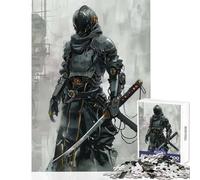 Jigsaw Puzzle 1000 Piece for Adults Cyberpunk Assassin Anti-Stress Toys Gift For Birthdays for Educational Game with Matching Poster And Trivia Sheet Size 50x75cm