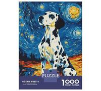 Jigsaw Puzzle 1000 Piece for Adults Dalmatian Starry Night -4 Adult Jigsaw Relaxing Games Hand Speed Race Unique Birthday And Gifts 52x38cm/1000pcs