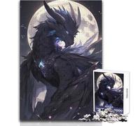 Jigsaw Puzzle 1000 Piece for Adults Danger of Dragons Anime Educational Game Hand Speed Race Gift For Birthdays Size 38x52cm